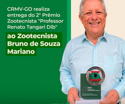 Prêmio de profissional Zootecnista destaque